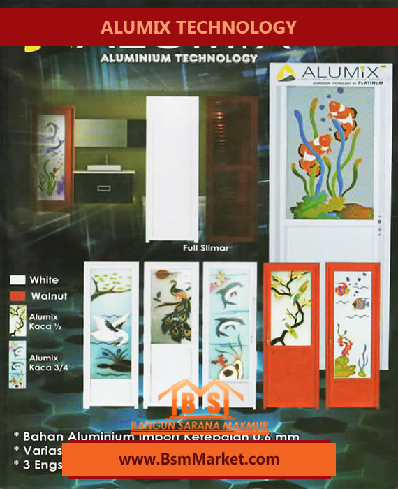 PINTU ALUMIX TECHNOLOGY DESIGN UNIK (Orange)