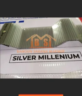 JUAL SOLARTUFF ATAP POLYCARBONATE SILVER MILLENIUM