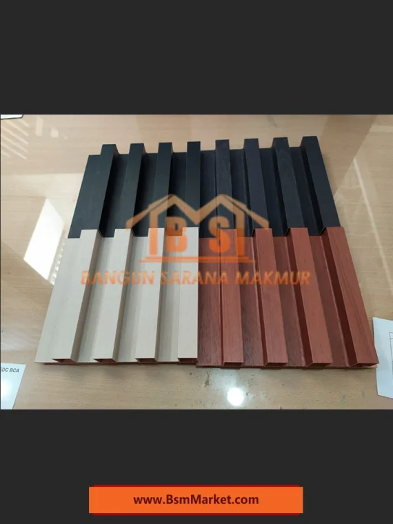 JUAL DE WALL PANEL WPC INTERIOR DINDING 3D KIRIM SAMARINDA