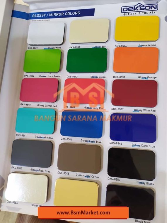 JUAL ACP DEKSON PE Interior GLOSSY MIRROR COLORS